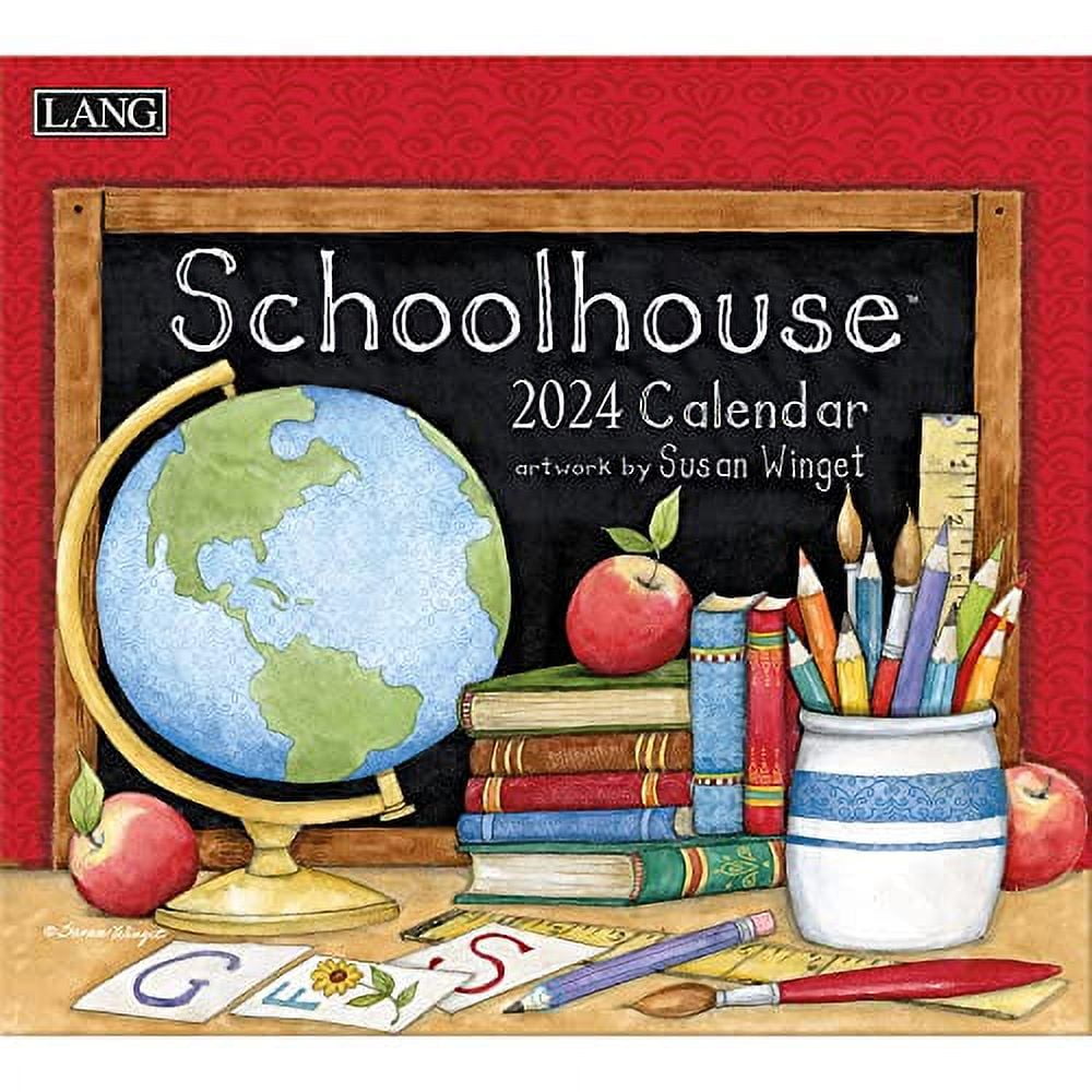 LANG Schoolhouse 2024 Wall Calendar (24991001940)