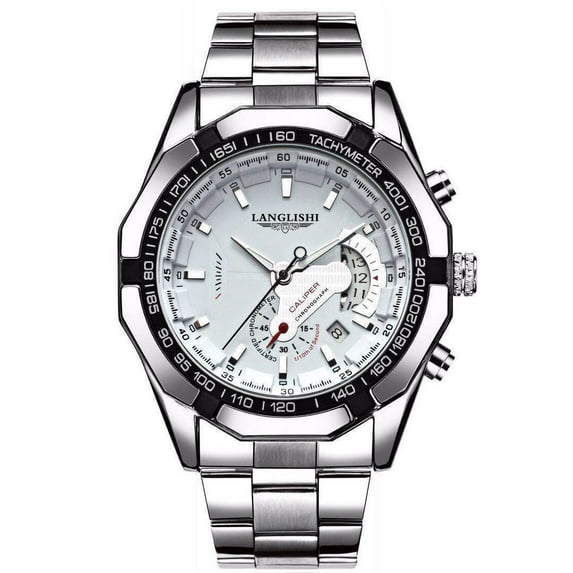 LANGLISHI Mens Watches Top Brand Luxury WristWatch Quartz Clock Watch Men Waterproof Sport Chronograph Relogio Masculino