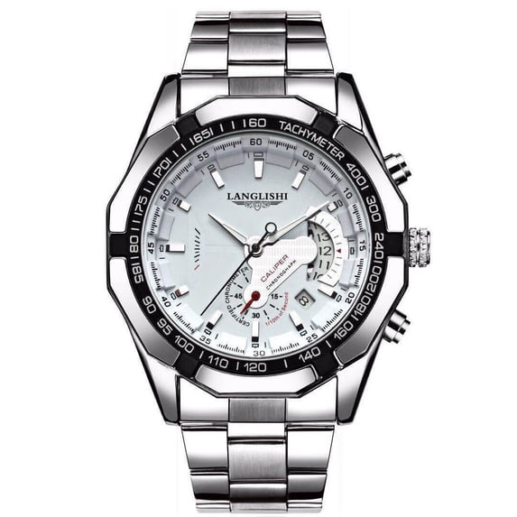 LANGLISHI Movement Watch Mens Watches Luxury Imported Waterproof Quartz