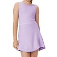 thumbnail image 1 of LANGWYQU Sleeveless Kids Girls Sport Yoga Dress Sets Children Dress & Shorts, 1 of 5