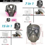 LANHSM High Quality 6800 Anti-Fog Full Face Gas Mask - Effective Pesticide Spraying Protection and Safe Industrial Paint Respirator for Creating a Safe Work Environment