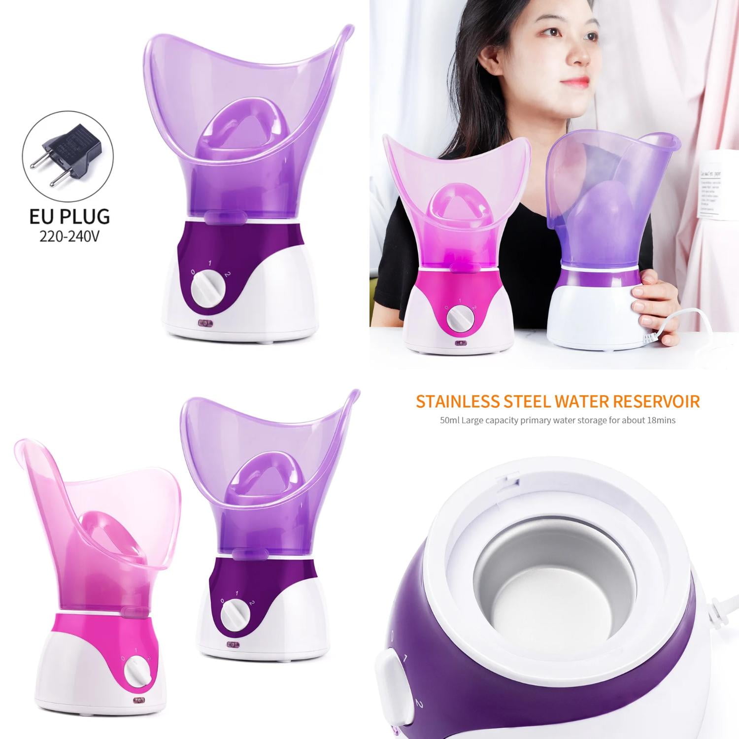 KSKIN Nano Ionic Facial Steamer Humidifier, Spa Atomizer and KSKIN Nano Ionic Facial Steamer Humidifier, Spa Atomizer and