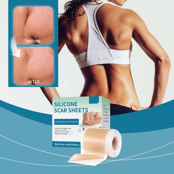 LANISKA Silicone Scar Sheets for Scars & Damaged Skin, Comfortable Breathable Scar Patches for Effective Scar Removal & Skin Repair, Reusable Skin Care Patch for Travel and Home Use (1PC)