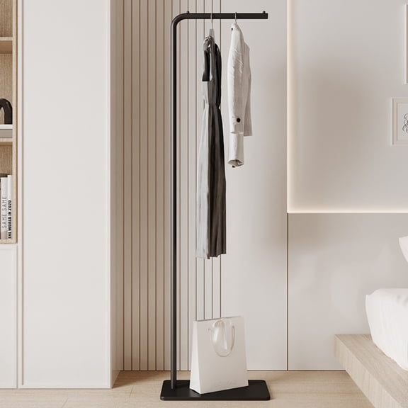 LANKANG Freestanding Heavy Duty Garment Rack Golden Metal Frame Marble Base Multi Hook Storage Organizer for Bedroom Entryway Hanging Clothes Hat Scarf Jacket Shoes