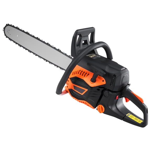 LANKANG Gas Powered Chainsaw High Power Engine for Outdoor Tree Logging & Firewood Cutting