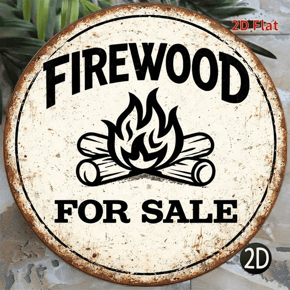 Rustic Saloon Sign Firewood Signs for Home and Outdoor Decor