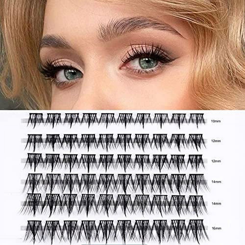 LANKIZ Lash Clusters for DIY Lash Extension, C Curl Individual Lashes