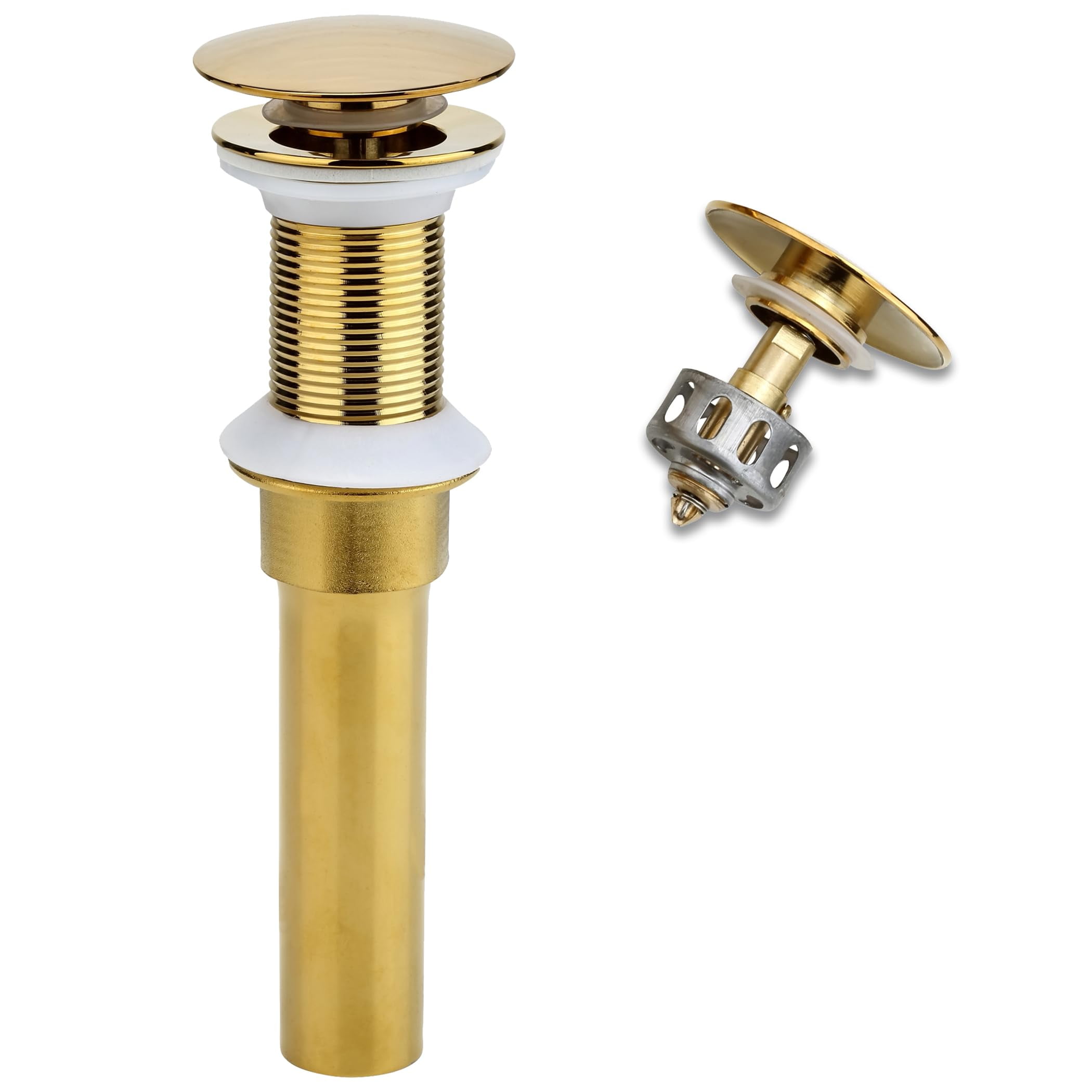 LANL 2-pack bathroom sink drains. For sinks without overflow. Pop-up ...