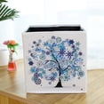 thumbnail image 1 of LANMOK Storage Cubes Baskets, DIY Diamond Painting Kits, Folding Container Storage with Mandala Flowers, Art Craft Diamond Embroidery Paintings, Great for Kids, Women, Handwork, Collating, 1 of 7
