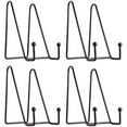 thumbnail image 1 of LANNEY 6 inch 4 Pack Metal Stand Holder Black Easel for Display Plate Picture Photos Decorative, 1 of 8