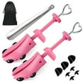 thumbnail image 1 of LANNEY Shoe Stretcher for  Women Men 4-Way Shoe Expander Widener, Pink Plastic, 1 of 7