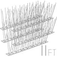 thumbnail image 1 of LANNEY Stainless Steel Bird Spikes, 10 Strips 11 ft, Unassembled Spikes, PatioOutdoor, 1 of 5