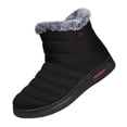 thumbnail image 1 of LANREMON Snow Boots for Women Warm Faux Fur Lined Winter Ankle Booties Outdoor Anti-Slip Winter Shoes Zipper Black Fuzzy Boot Women, 1 of 7