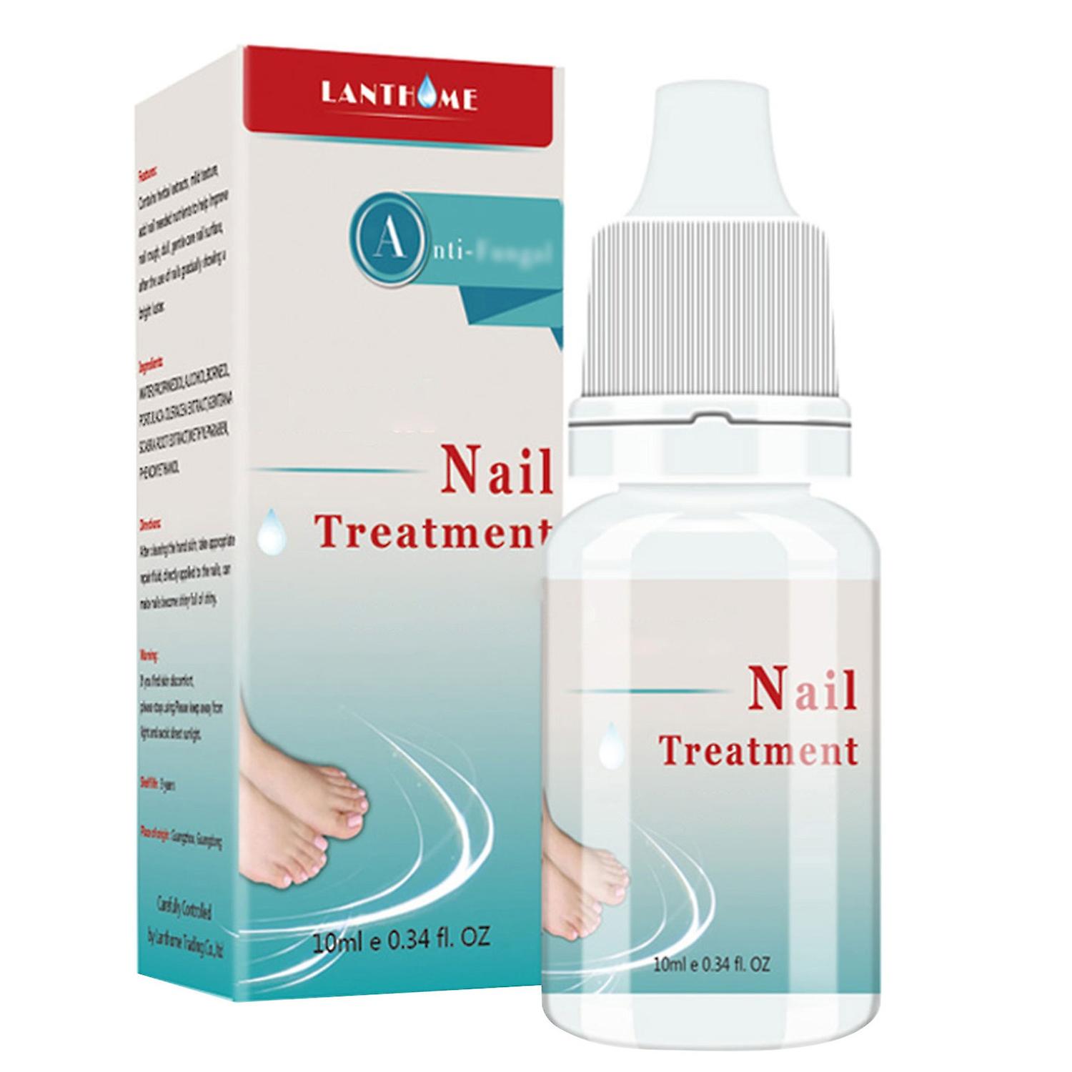 LANTHOME 10ml Fungal Nail Treatment Dropper Design Mild Portable Bright