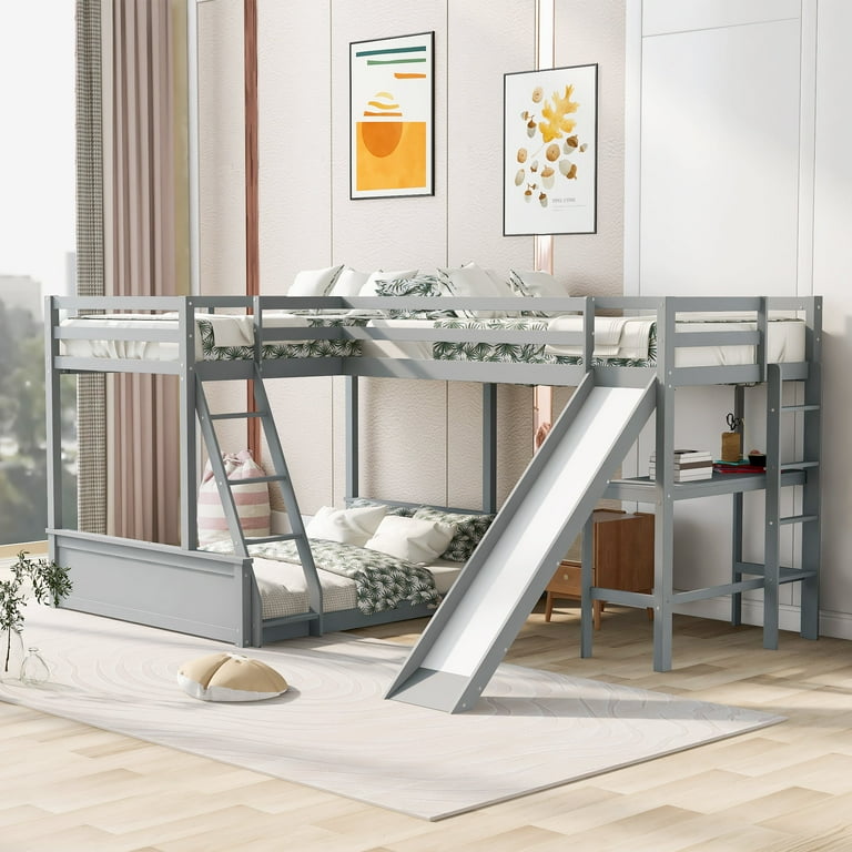 Full size top loft bed walmart