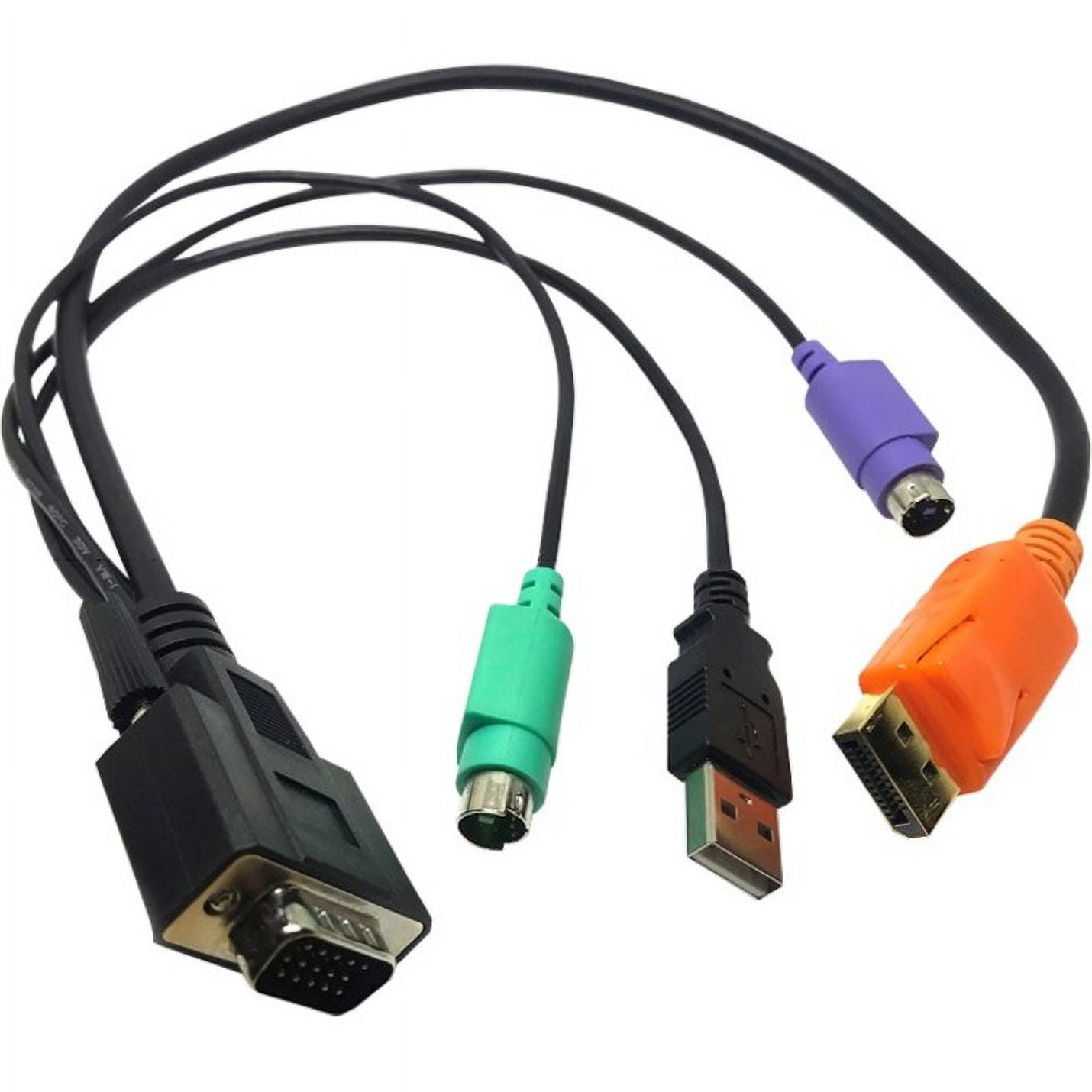 LANTRONIX Computer To Spider Duo Cable Ps/2 Input Standard 21.6In, 500