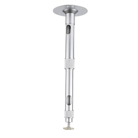 LANTWOO Universal Projector Ceiling Mount Bracket 9IN-15.7IN Adjustable Extension Up to 22 lbs(Silver)