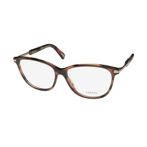 LANVIN VLN767 IMPORTED FROM ITALY FASHION DESIGNER MODERN EYEGLASS FRAME/EYEWEAR