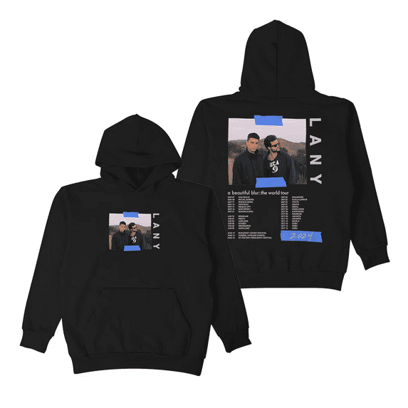 LANY Merch Hoodie A Beautiful Blur World Tour Hoodies Women Men Long Sleeve Pullover