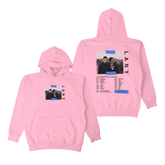 LANY Merch Hoodie A Beautiful Blur World Tour Hoodies Women Men Long Sleeve Pullover