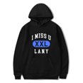 thumbnail image 1 of LANY Merch Hoodie I Miss You XXL LANY Merch Long Sleeves Sweatshirt Hoodies Print Unisex For Men Women Streetwear Pullover, 1 of 3