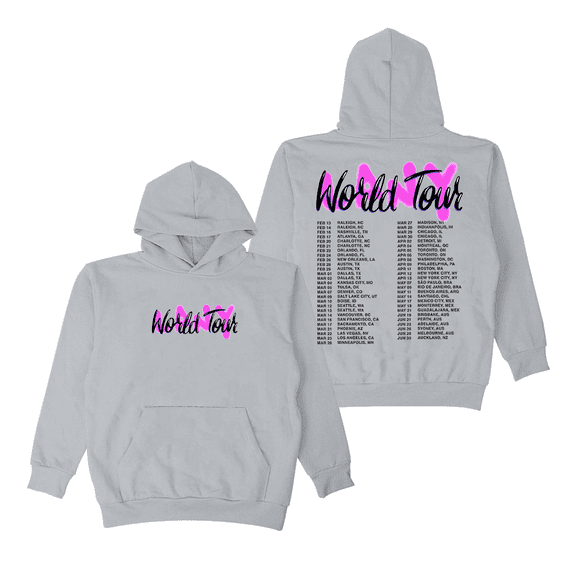 LANY Merch Hoodie New World Tour Hoodies Unisex Long Sleeve Pullover Streetwear