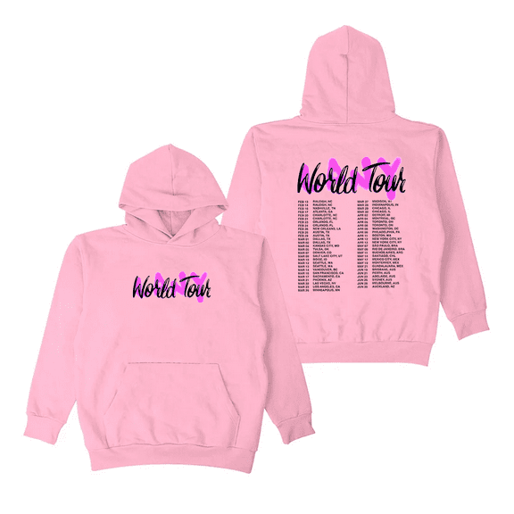 LANY Merch Hoodie New World Tour Hoodies Unisex Long Sleeve Pullover Streetwear