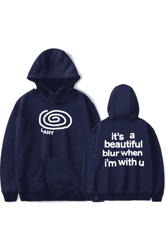 LANY Merch Hoodie Swirl a Beautiful Blur Sweatshirt Tracklist Long Sleeve Men Women Pullover Streetwear