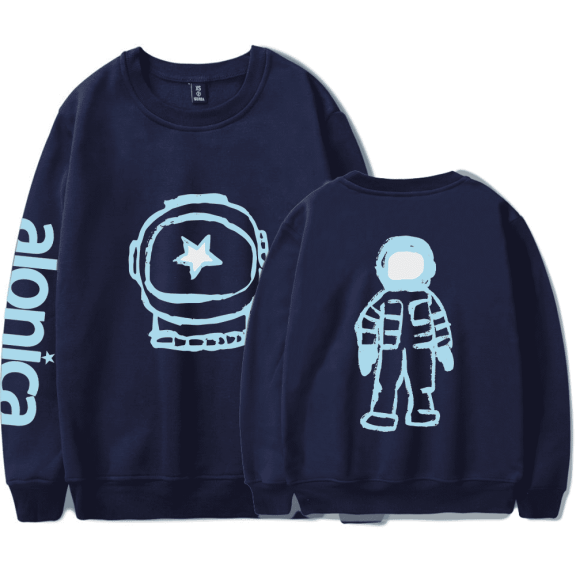 LANY Merch Long Sleeves Sweatshirt Cartoon Astronaut Crewneck Merch Hoodie Popular Graphics Print Unisex For Men Women Streetwear