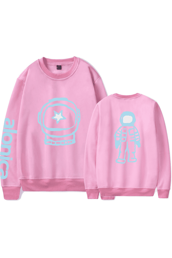 LANY Merch Long Sleeves Sweatshirt Cartoon Astronaut Crewneck Merch Hoodie Popular Graphics Print Unisex For Men Women Streetwear
