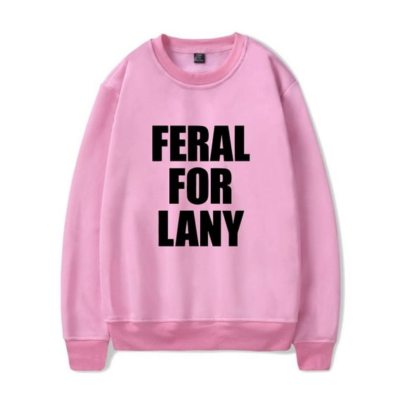LANY Merch Long Sleeves Sweatshirt Crewneck Feral For LANY Merch Hoodie Popular Graphics Print Unisex For Men Women Streetwear