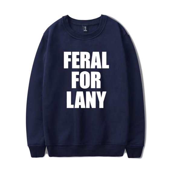 LANY Merch Long Sleeves Sweatshirt Crewneck Feral For LANY Merch Hoodie Popular Graphics Print Unisex For Men Women Streetwears