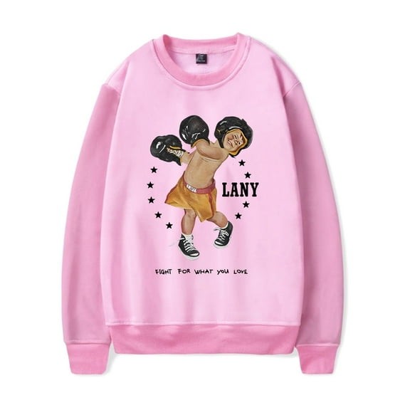 LANY Merch Sweatshirt Boxer Logo Crewneck Sweatshirts Long Sleeve Men Women Streetwear