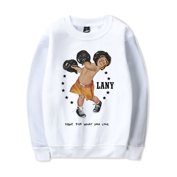 LANY Merch Sweatshirt Boxer Logo Crewneck Sweatshirts Long Sleeve Men Women Streetwear