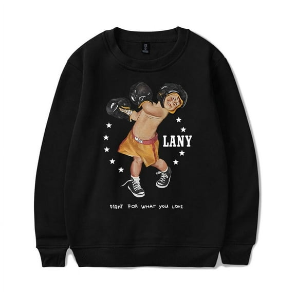 LANY Merch Sweatshirt Boxer Logo Crewneck Sweatshirts Long Sleeve Men Women Streetwear