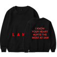 thumbnail image 1 of LANY Merch Sweatshirt I Know You Heart Hurts Long Sleeve Crewneck Women Men Hoodie, 1 of 2