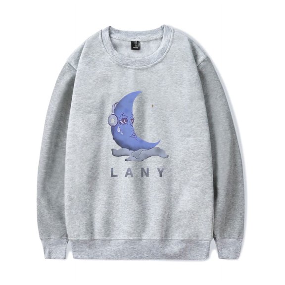 LANY Merch Sweatshirt Moon Logo Long Sleeve Streetwear Men Women Crewneck