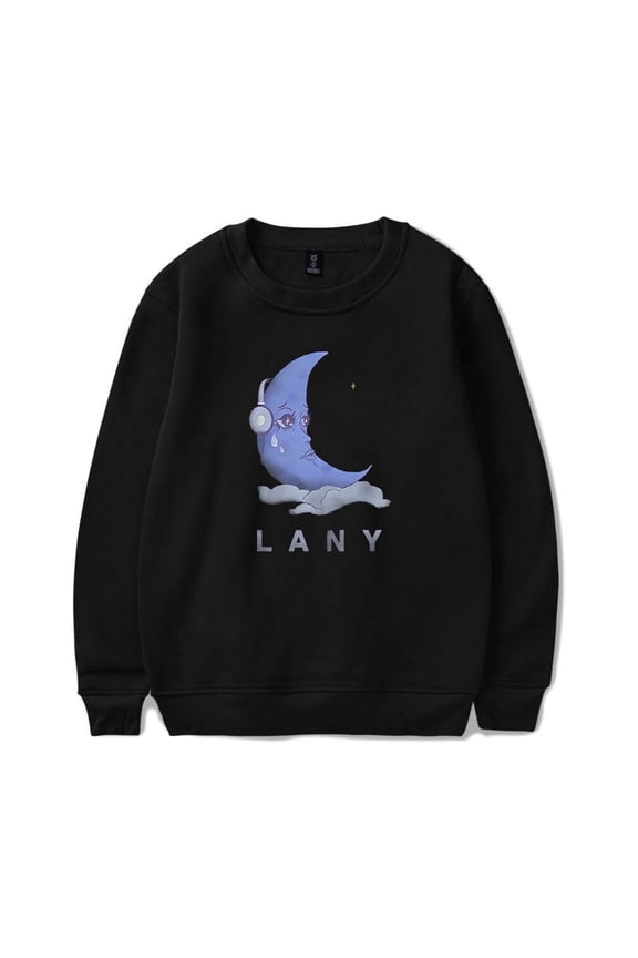 LANY Merch Sweatshirt Moon Logo Long Sleeve Streetwear Men Women Crewneck