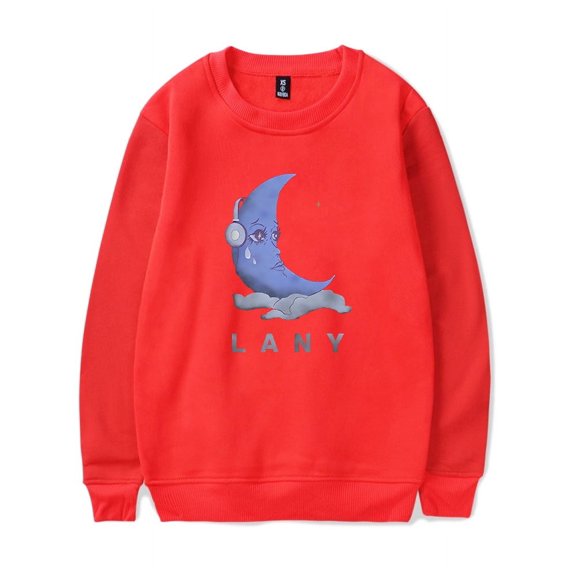 LANY Merch Sweatshirt Moon Logo Long Sleeve Streetwear Men Women Crewneck