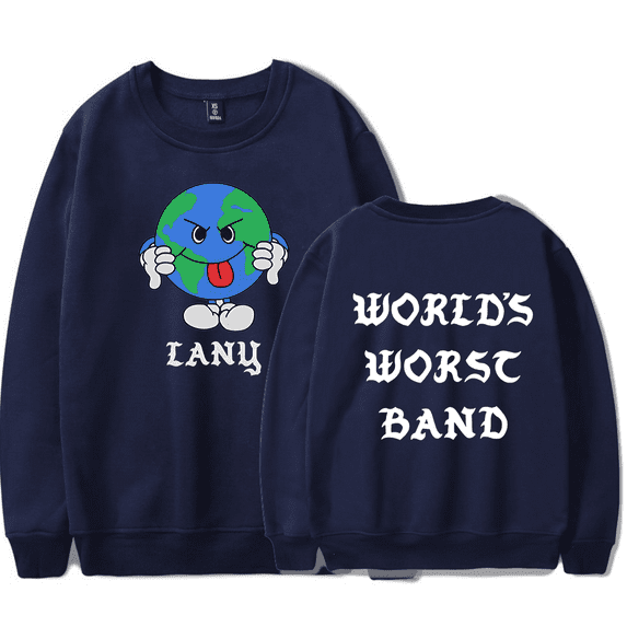 LANY Merch Sweatshirt Earth Logo World Band Long Sleeve Crewneck Women Men Hoodie