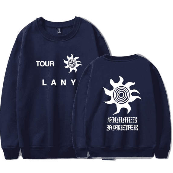 LANY Merch Sweatshirt Summer Forever Tour Long Sleeve Crewneck Women Men Hoodie