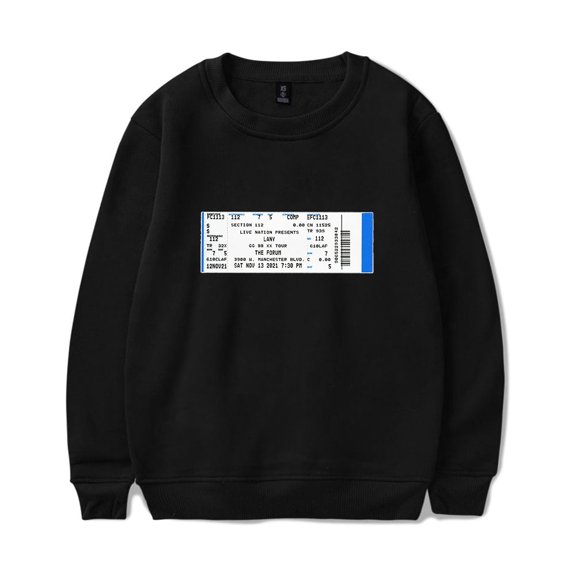 LANY Merch Sweatshirt live from The Forum Long Sleeve Hoodies Streetwear Men Women Crewneck