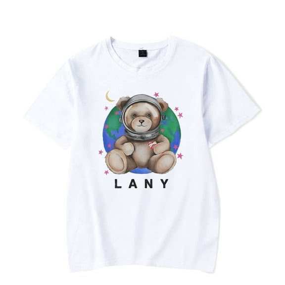 LANY Merch T-Shirt Astro Bear Crewneck Tee Short Sleeve Men Women T Shirts Streetwear