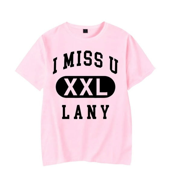 LANY Merch T-Shirt I Miss You XXL LANY Merch ShortSleeves T Shirts Print Unisex For Men Women Summer Top Tee