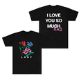 thumbnail image 1 of LANY Merch T-Shirt ILYSB Flower I Love You So Bad Short Sleeve Top Tees Men Women, 1 of 2