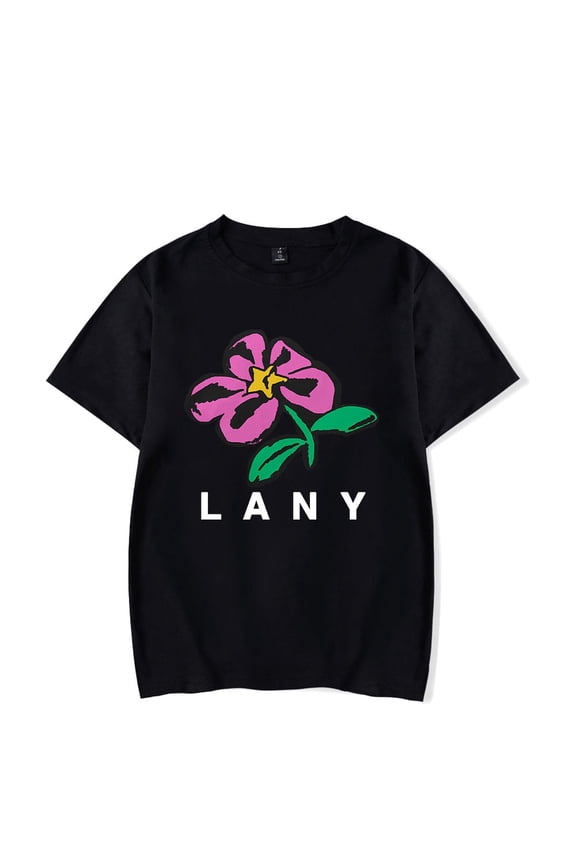 LANY Merch T-Shirt ILYSB Flowers Logo Printed Cover Logo T Shirts Short Sleeve Top Tees Men Women
