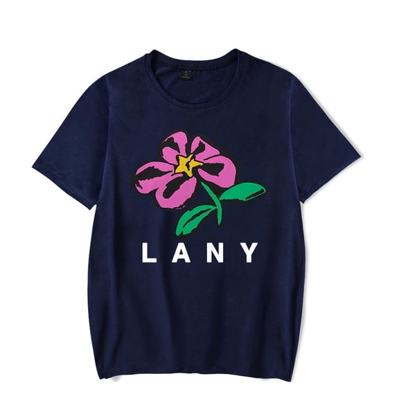 LANY Merch T-Shirt ILYSB Flowers Logo Printed Cover Logo T Shirts Short Sleeve Top Tees Men Women