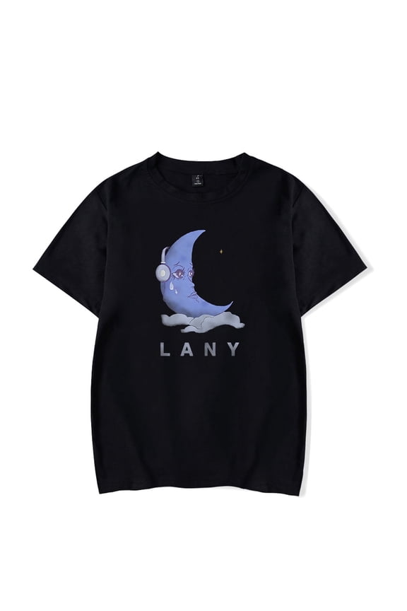LANY Merch T-Shirt Moon Logo Printed T Shirts Short Sleeve Top Tees Men Women