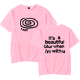 thumbnail image 1 of LANY Merch T-Shirt Swirl a Beautiful Blur T Shirts Tracklist Short Sleeve Men Women Tee Top Streetwear, 1 of 2