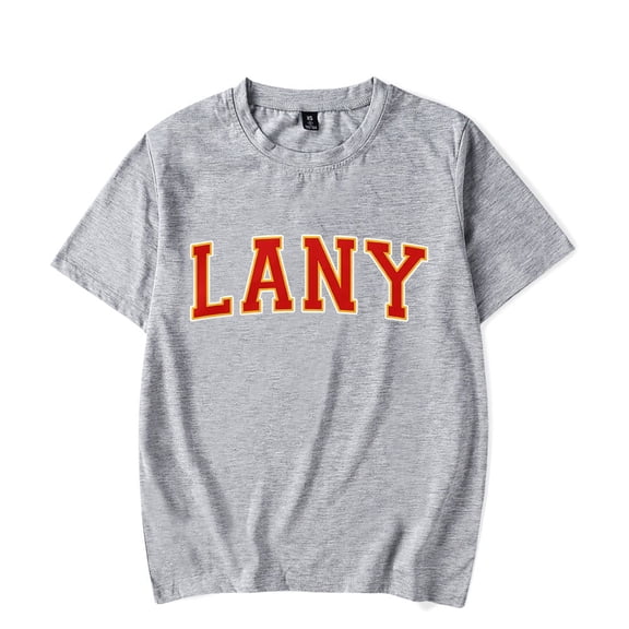 LANY Merch T-Shirt Versity Logo T Shirts Short Sleeve Top Tees Men Women